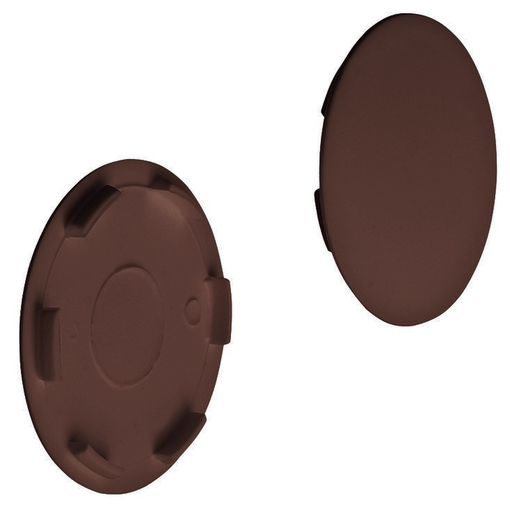 Заглушка для технологических отверстий D35 мм коричневая, 35DBR