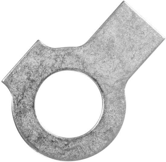 Шайба стопорная с двумя лапками DIN 463, нержавеющая сталь А4 - фото