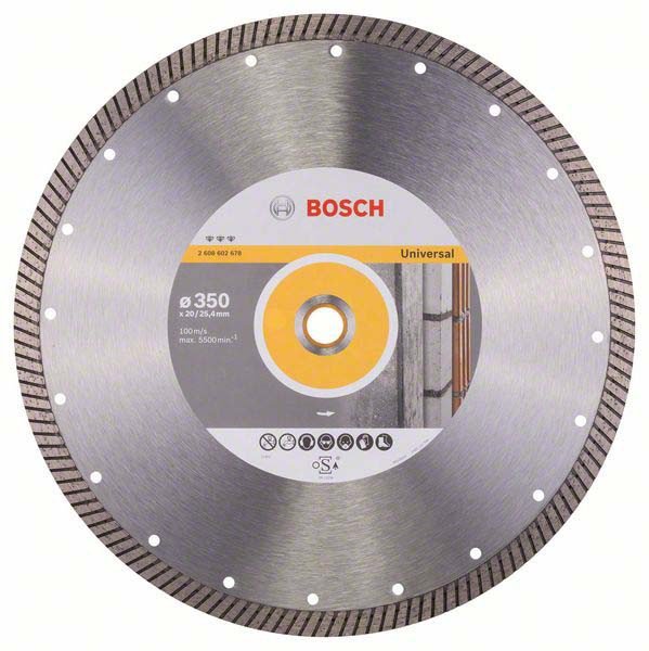 Круг отрезной Bosch Expert for Universal Turbo 350-20/25,4 мм - фото