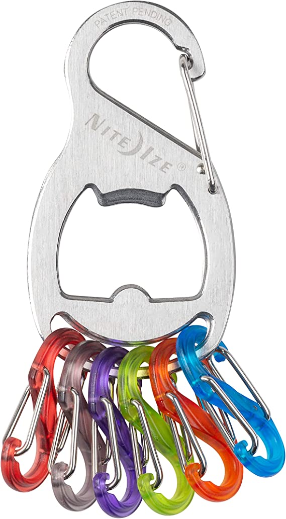 Брелок для ключей с открывашкой Nite Ize KeyRack Bottle Opener KRB2-11-R6, стальной - фото