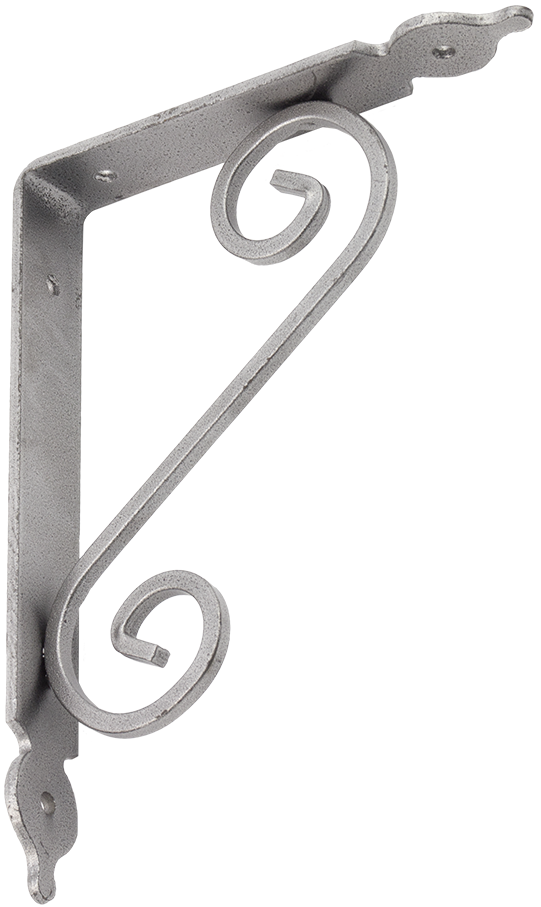Кронштейн декоративный Domax WOZ 190 HS серебряный молотковый (5923) - фото