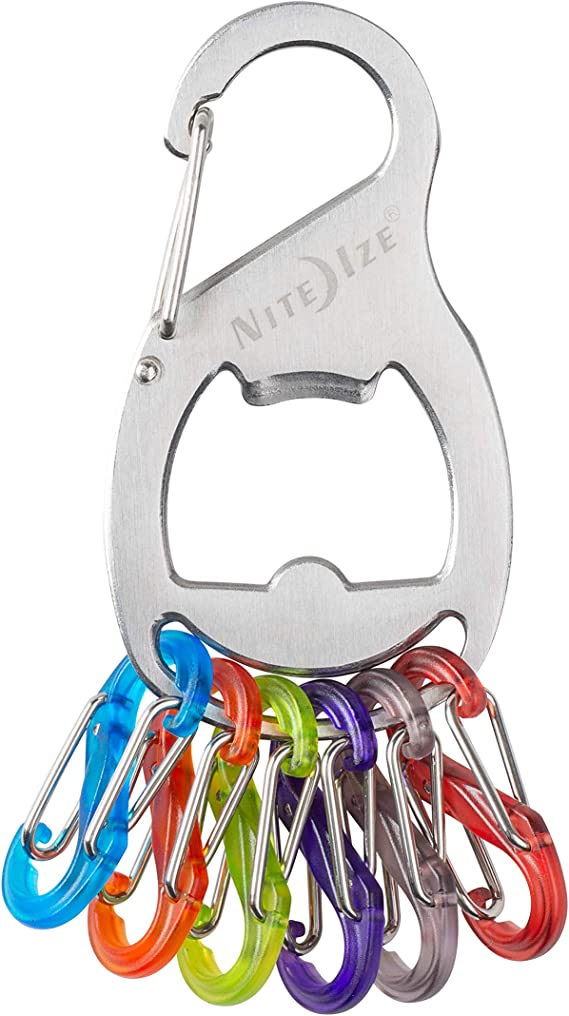 Брелок для ключей с открывашкой Nite Ize KeyRack Bottle Opener KRB2-11-R6, стальной - фото