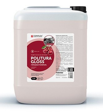 Матовый полироль-очиститель для пластиковых, виниловых и кожаных изделий Complex Politura 5 л - фото