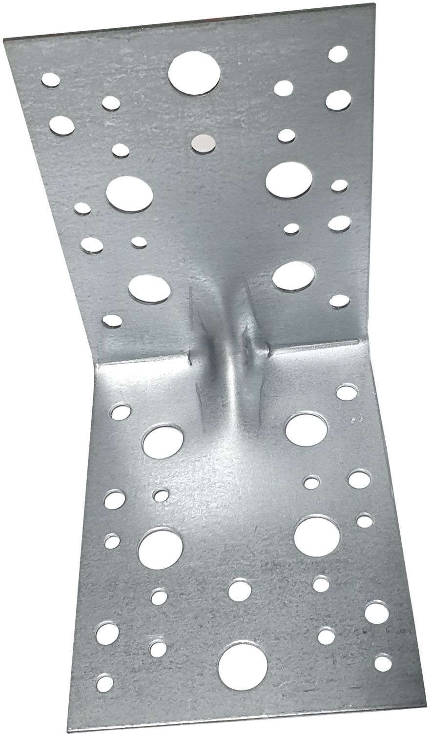 Уголок крепежный усиленный KUU, оцинкованная сталь - фото