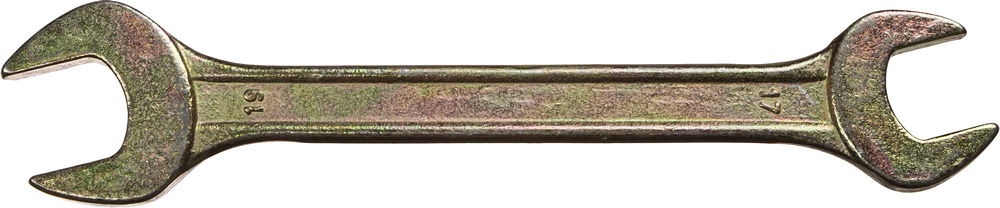 Рожковый гаечный ключ 17 x 19 мм, DEXX 27018-17-19
