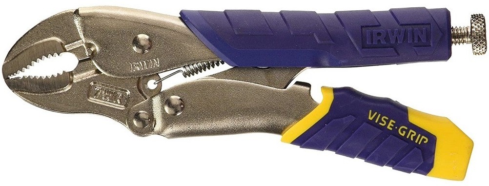 Плоскогубцы Vise-Grip 7WR с криволинейными губками и кусачками, 7" (175 мм) Irwin T07T - фото
