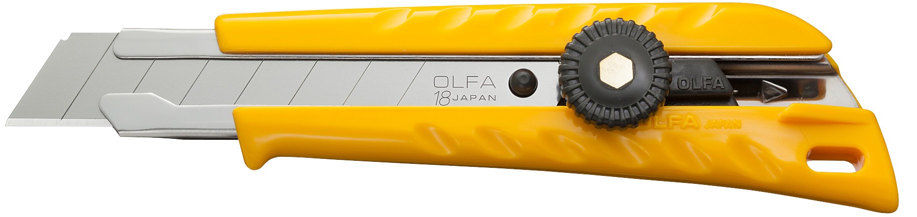 Нож эргономичный с выдвижным лезвием 18 мм OLFA  OL-L-1 - фото