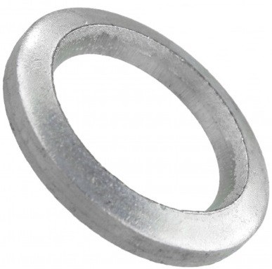 Шайба плоская усиленная под палец, штифт DIN 1441, оцинкованная сталь - фото