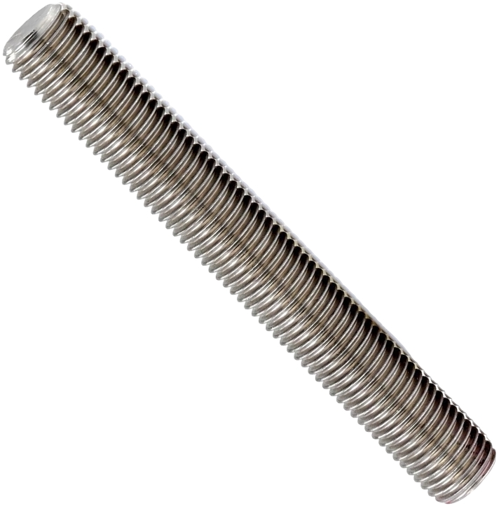 Шпилька резьбовая (штанга) DIN 975, нержавеющая сталь А4-80 - фото