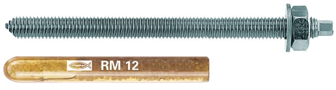 Шпилька резьбовая анкерная Fischer RG M, нержавеющая сталь А4 - фото