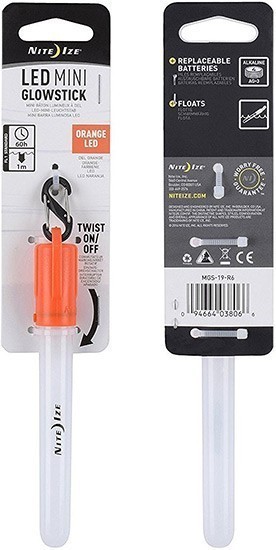 Фонарик Nite Ize LED Mini Glowstick MGS-19-R6 (оранжевый) - фото