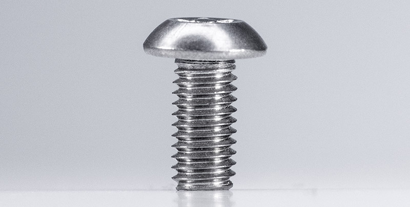 Винт с полукруглой головкой и шлицем TORX-Pin ISO (DIN) 7380, нержавеющая сталь А2 - фото