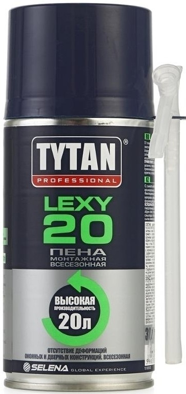 Монтажная пена всесезонная TYTAN Professional Lexy 20 300 мл - фото