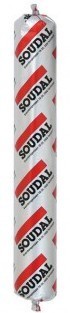 Клей-герметик полиуретановый быстроотверждающийся Soudal Soudaflex 40FC 102485 600 мл серый - фото