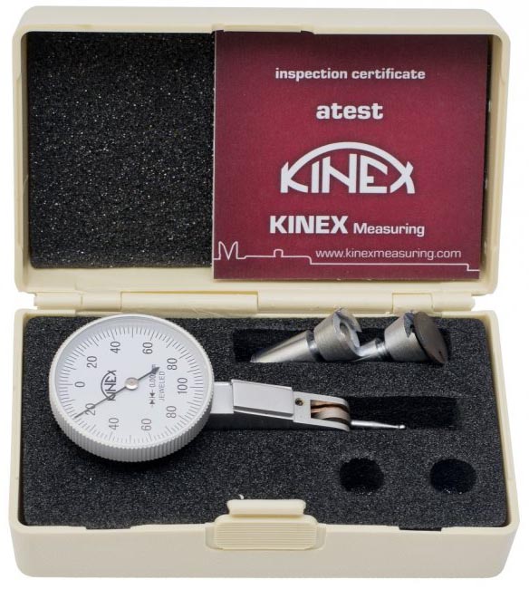 Индикатор рычажно-зубчатый ИРБ +/-0,2 мм 0,002 мм DIN2270 Kinex 1156-02-102 - фото