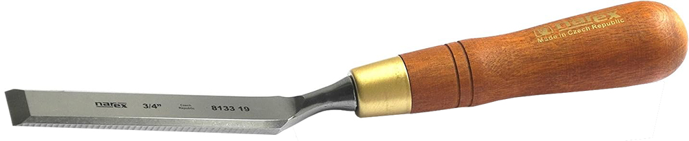 Стамеска плоская изогнутая с ручкой Narex Wood Line Plus - фото