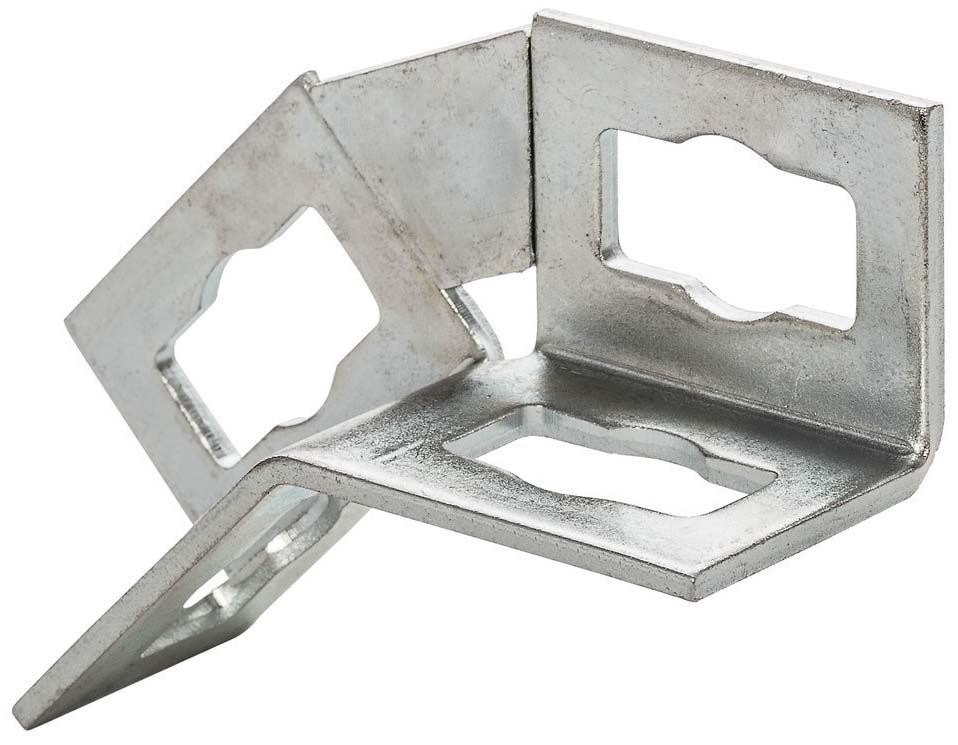 Универсальный уголок для профиля FUS Fischer PUWS, оцинкованная сталь - фото