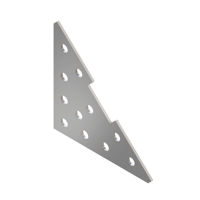Пластина соединительная треугольная для профиля 38-41 4F11 TERMOCLIP - фото