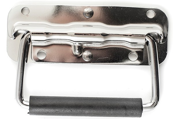 Откидная ручка для ящика 110 мм, M19, цинк - фото