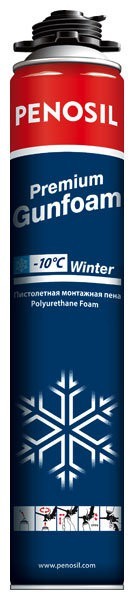 Профессиональная монтажная зимняя пена PENOSIL Premium Gunfoam Winter 750 мл - фото