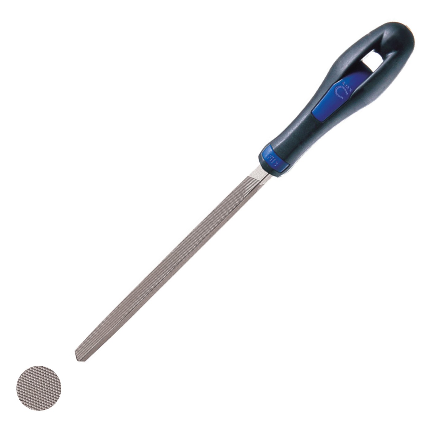 Напильник трехгранный AJAX PZT-E с пластиковой ручкой - фото