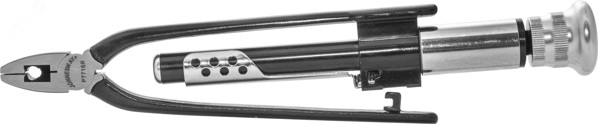 Плоскогубцы для скручивания проволоки с реверсом (твистеры), 160 мм Jonnesway P7716R - фото