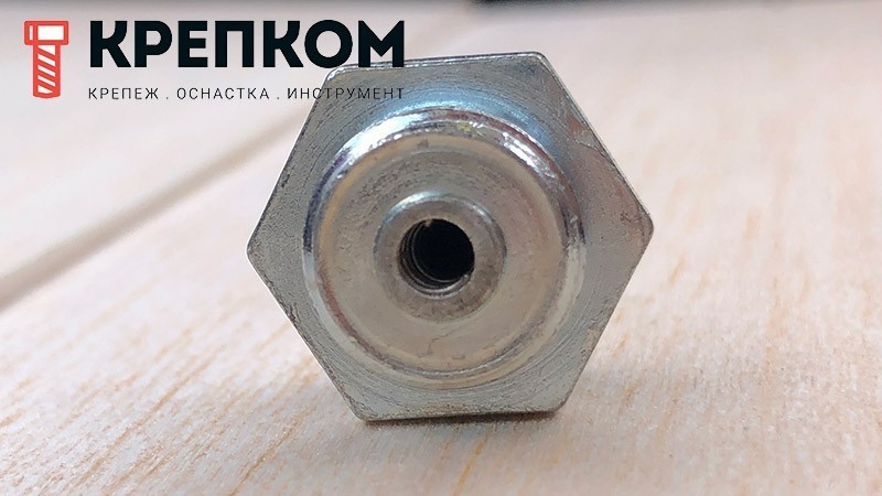 Пресс-масленка DIN 3404 плоская с метрической и дюймовой резьбой, оцинкованная сталь - фото