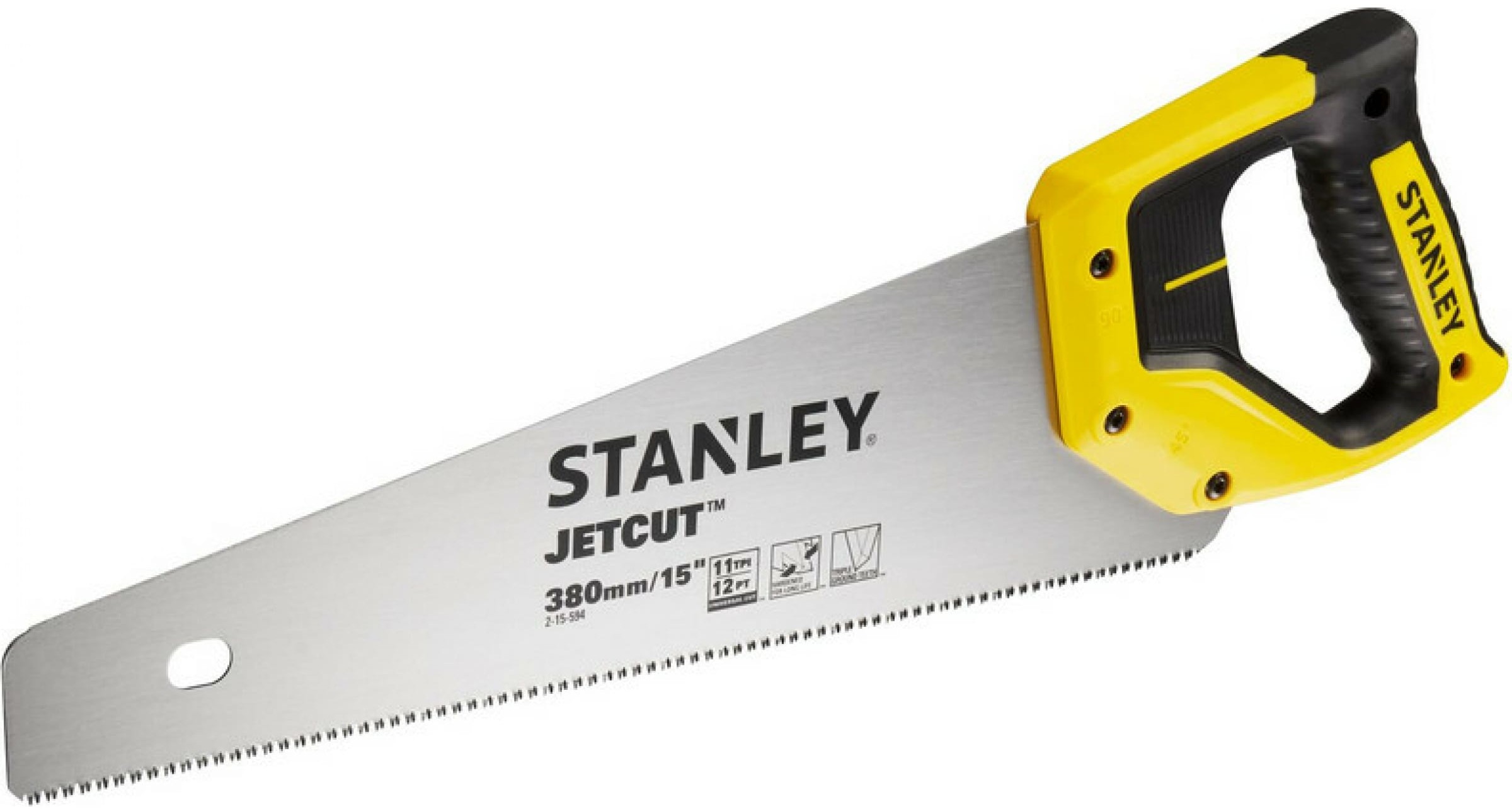 Ножовка по дереву с мелким зубом 380 мм STANLEY Jet-Cut 2-15-594 - фото