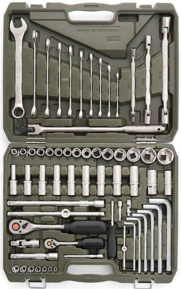 Набор инструментов для ремонта отечественных автомобилей Дело Техники 620764, 64 предмета - фото