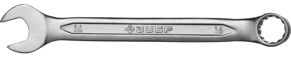 Комбинированный гаечный ключ 16 мм, ЗУБР 27087-16 - фото