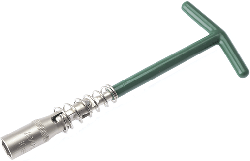 Ключ торцевой свечной карданный с резиновой вставкой Дело Техники 21х500 мм 547521 - фото