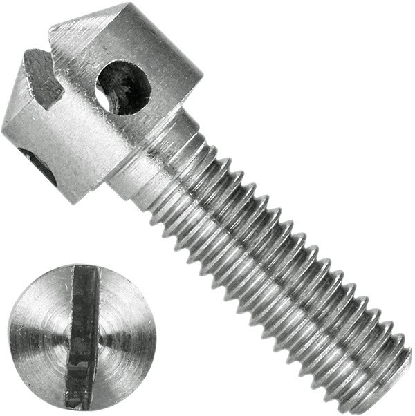 Винт пломбировочный М3х6 DIN 404, нержавеющая сталь А1 - фото