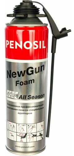 Полиуретановая пена с уникальным аппликатором PENOSIL NewGun Foam All Season 500 мл A1541 - фото
