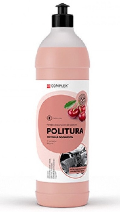 Матовый полироль-очиститель для пластиковых, виниловых и кожаных изделий Complex Politura 1 л - фото