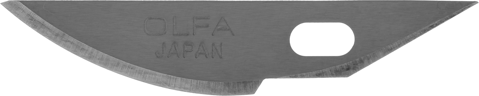 Закругленное лезвие для ножа 6 мм OLFA OL-KB4-R/5, 5 шт - фото