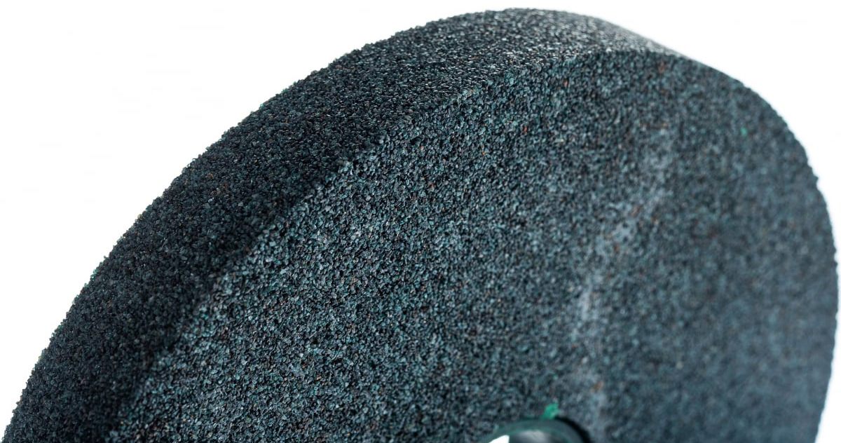 Круг шлифовальный Луга-Абразив, карбид кремния зеленый 63С - фото