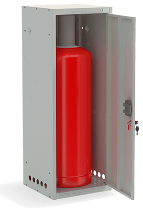 Шкаф для газовых баллонов 1100/400/385 мм, Металл-завод ШГР 50-1-4 - фото