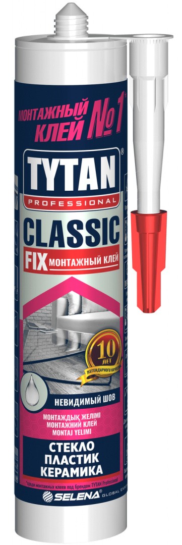 Монтажный клей TYTAN Professional Classic Fix 62949 310 мл