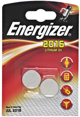 Батарейки Energizer CR2016 BP2 Miniatures (2 шт) - фото