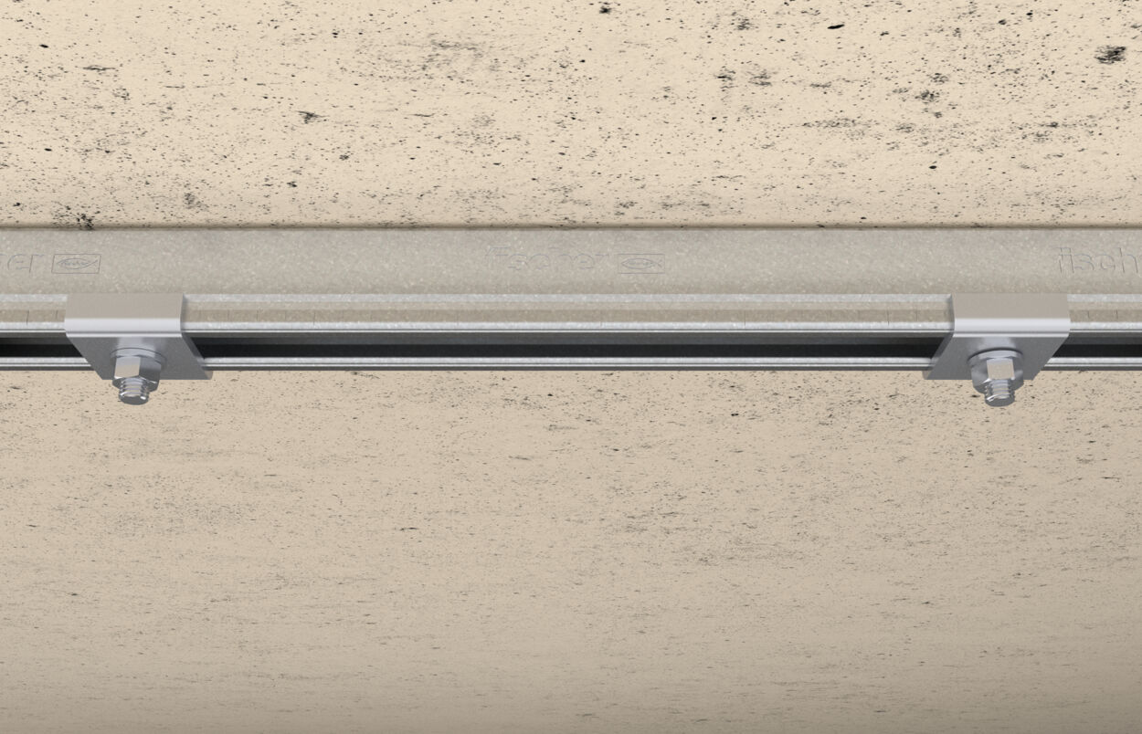 Шайба U-образная для профиля FUS Fischer HK 41, оцинкованная сталь - фото