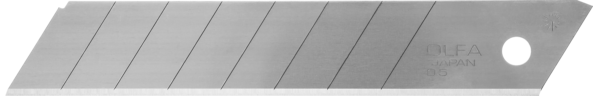Лезвие сегментированное 18 мм OLFA OL-LB-10B, 10 шт - фото