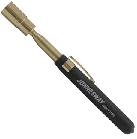 Ручка магнитная телескопическая с подсветкой, max длина 690 мм, грузоподъемность до 2 кг Jonnesway AG010188 - фото