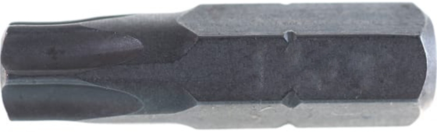 Бита звездочка антивандальная Torx-Pin длина 25 мм, 1/4" Wiha Standard, сталь Cr-V - фото