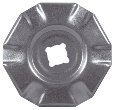 Диск для изоляционных материалов 80х14,5 мм для дюбеля ТМА Holdex MDB80, оцинкованная сталь - фото