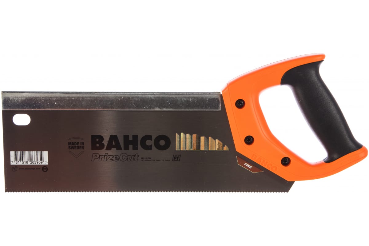 Ножовка по фанере и пластику BAHCO NP-12-VEN - фото
