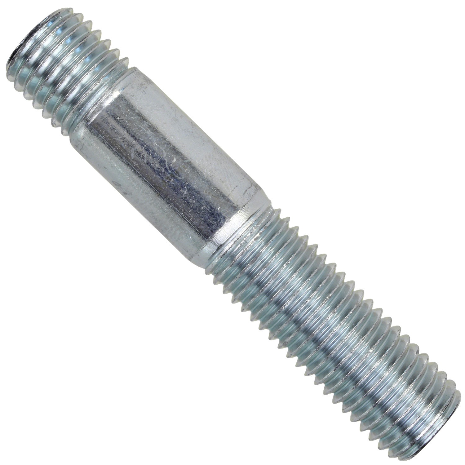 Шпилька резьбовая с ввинчиваемым концом ~ 1d DIN 938, класс прочности 5.6, оцинкованная сталь - фото