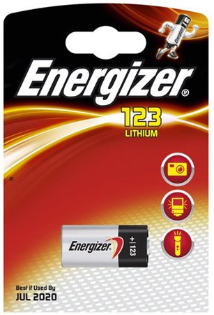Батарейка Energizer 123 Lithium Photo BP1 - фото