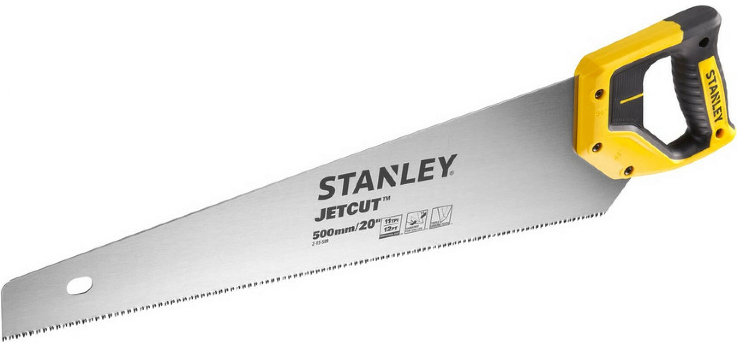Ножовка по дереву с мелким зубом 500 мм STANLEY Jet-Cut 2-15-599 - фото