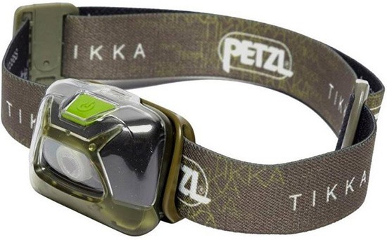 Налобный светодиодный фонарь Petzl Tikka, зеленый - фото