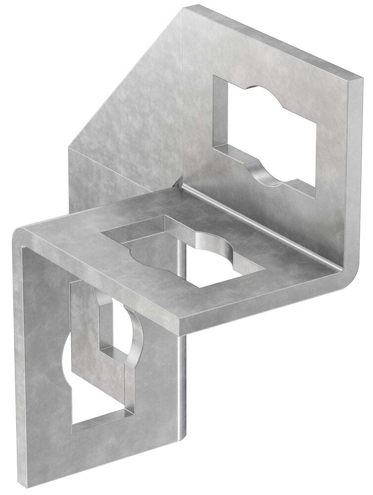 Универсальный уголок для профиля FUS Fischer PUWS, горячеоцинкованная сталь - фото